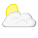 Partly cloudy.  For the period: 00:00–06:00